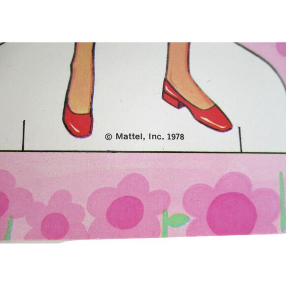 Mattel Growing Up Skipper Coloring Book w/ Paper Doll UNUSED 1978 Whitman NEW - Picture 4 of 8